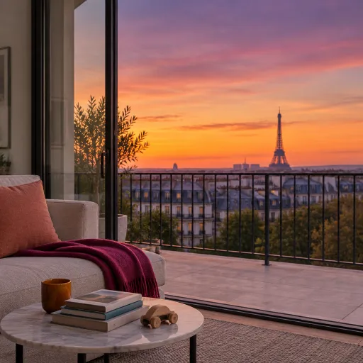 Elegant family stays in Paris near the Eiffel Tower